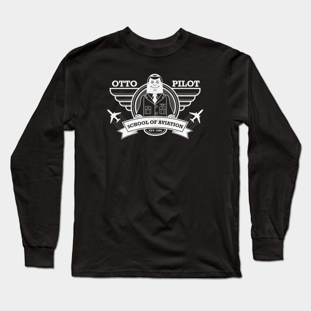 Otto Pilot School of Aviation (vintage) Long Sleeve T-Shirt by bryankremkau